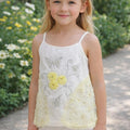 Girls' Pearl Embellished Twin Set Top