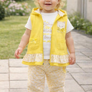 Girls' 3-Piece Cotton Outfit Set