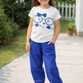 Girls' Printed T-Shirt & Pants Set