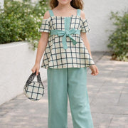 Girls' 3-Piece Fashion Set with Matching Bag