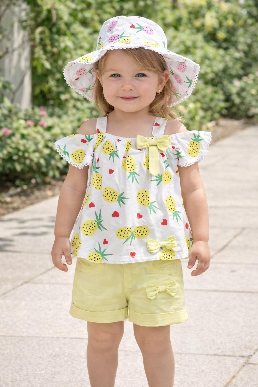 Binbon Kids:2026-06-02T15-58-58-girls-pineapple-print-shorts-set-with-hat-42d05bed:enhanced:ai-01.jpg