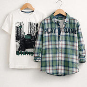 Boys Cotton T-Shirt Set