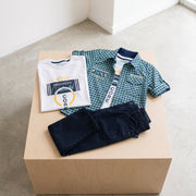 Boys Cotton T-Shirt Set