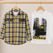 Boys Cotton T-Shirt Set