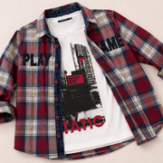 Boys Cotton T-Shirt Set