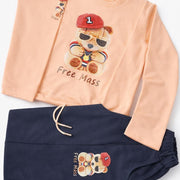Excellent Girls Cotton Pajamas