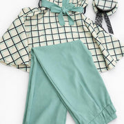 Girls' 3-Piece Fashion Set with Matching Bag